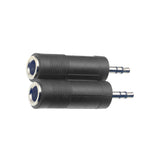 Stagg Audio Adapters - Stereo 1/4" Jack Socket To Stereo Mini Jack Plug (Pack of 2)