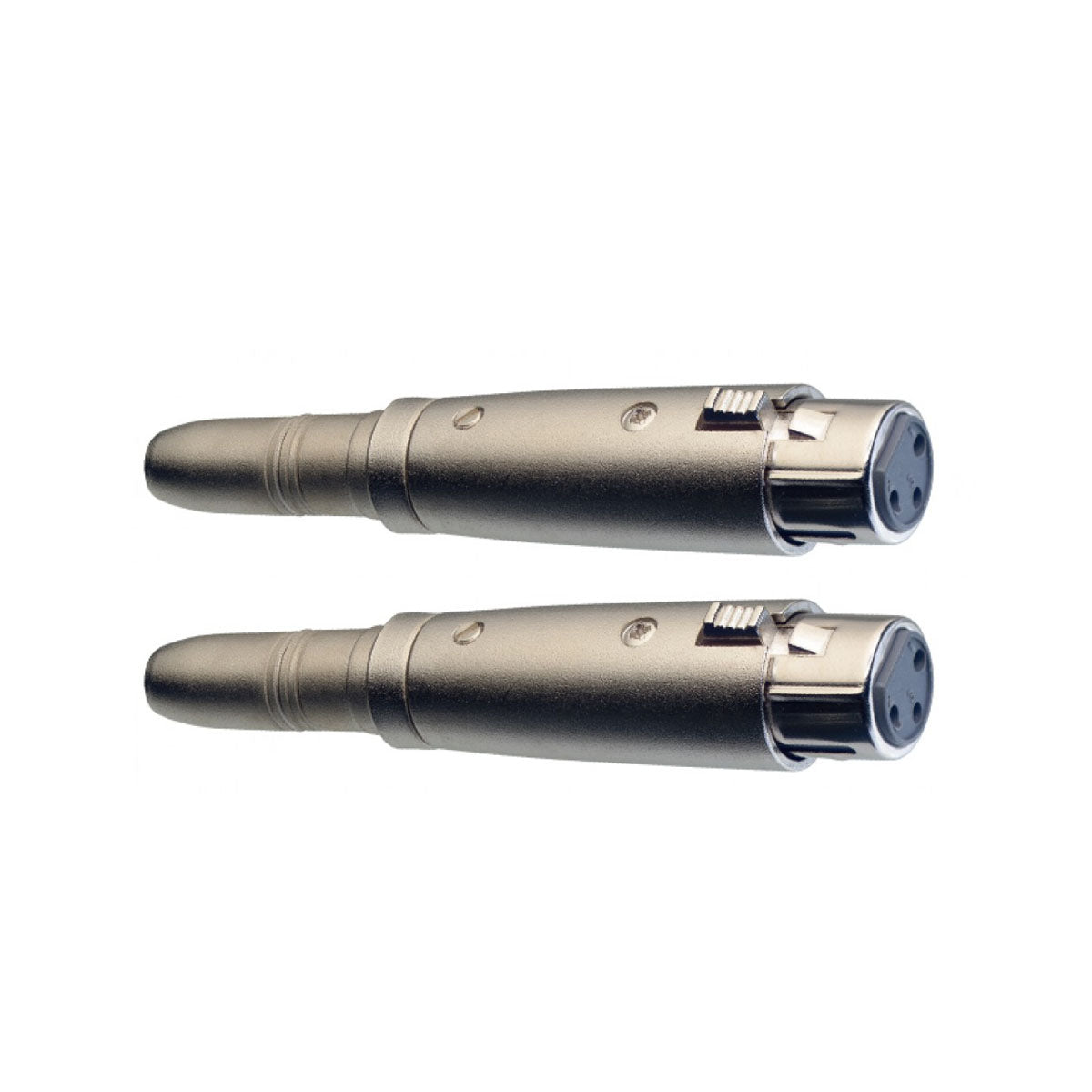 Stagg Audio Adapters - Female XLR To 1/4" Jack Socket (Pack of 2)