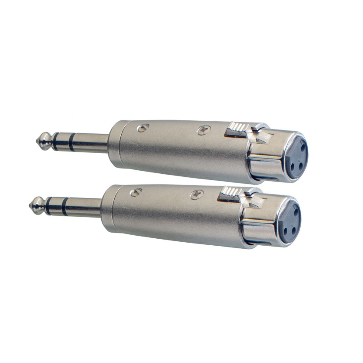 Stagg Audio Adapters - Female XLR - Male Stereo 1/4" Jack (Pack of 2)