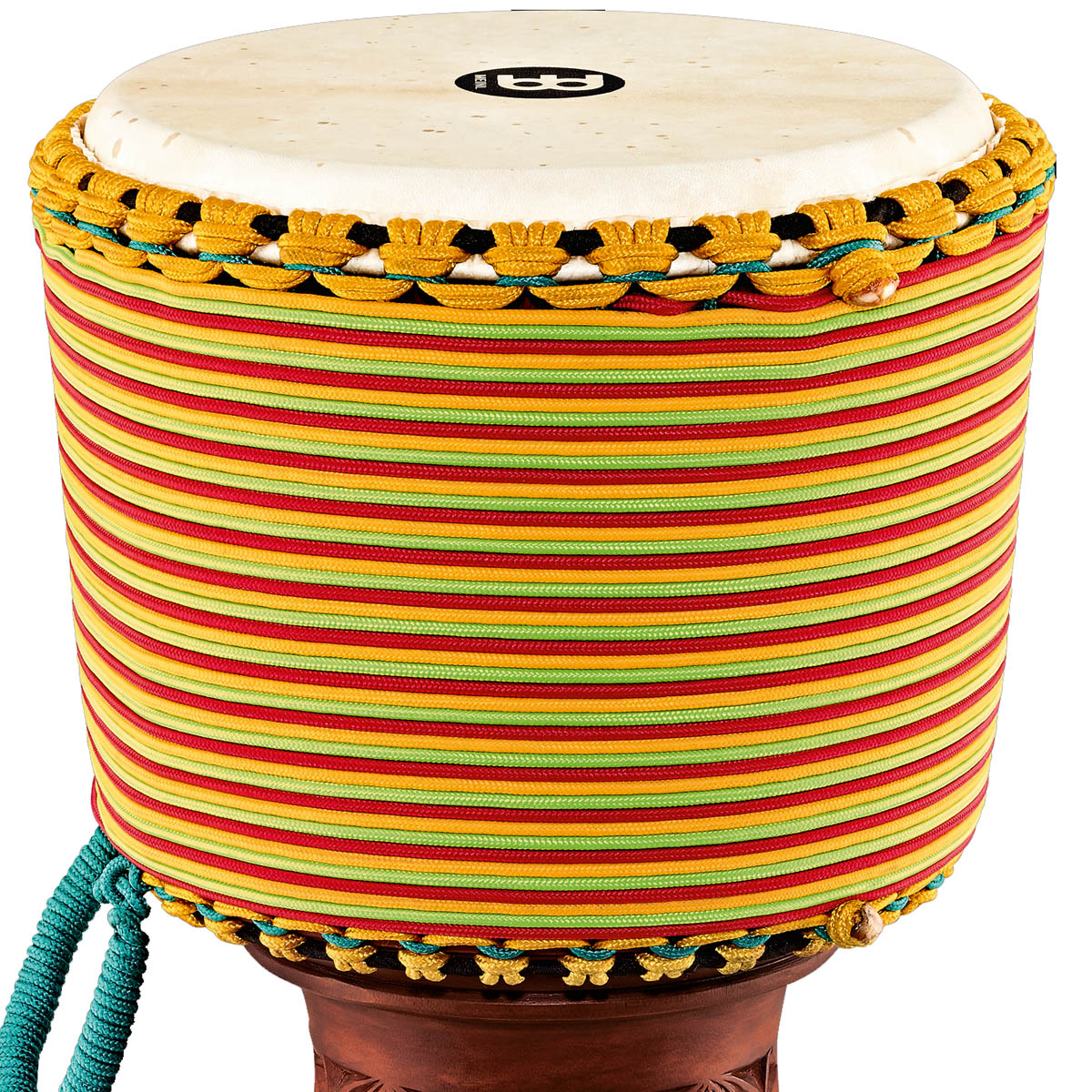 Meinl Artisan Edition 12" Tongo Carved Djembe - Coloured Rope