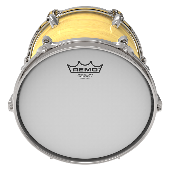 Remo Ambassador Drum Heads - Smooth White