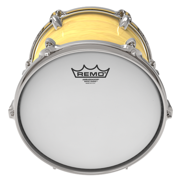 Remo Ambassador White Suede Drum Heads