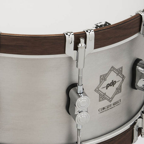 PDP by DW Concept Select 14"x6.5" Aluminium Snare Drum with Wood Hoops