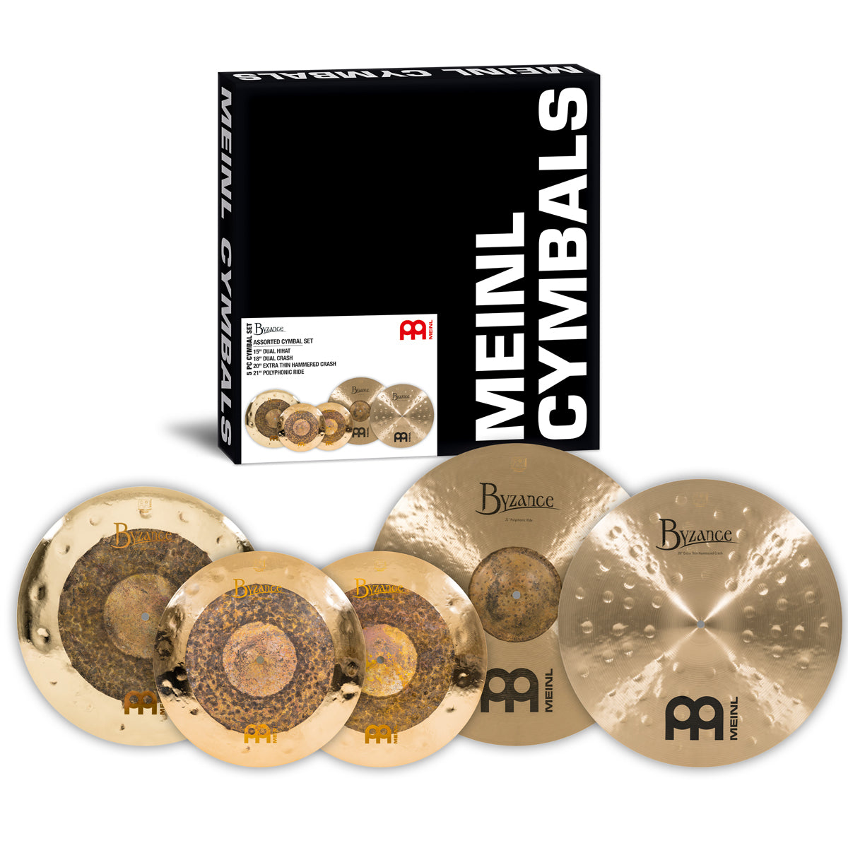 Meinl Limited Edition Byzance Assorted Cymbal Box Set