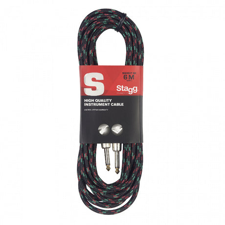 Stagg S-Series Instrument Cable - Vintage Tweed