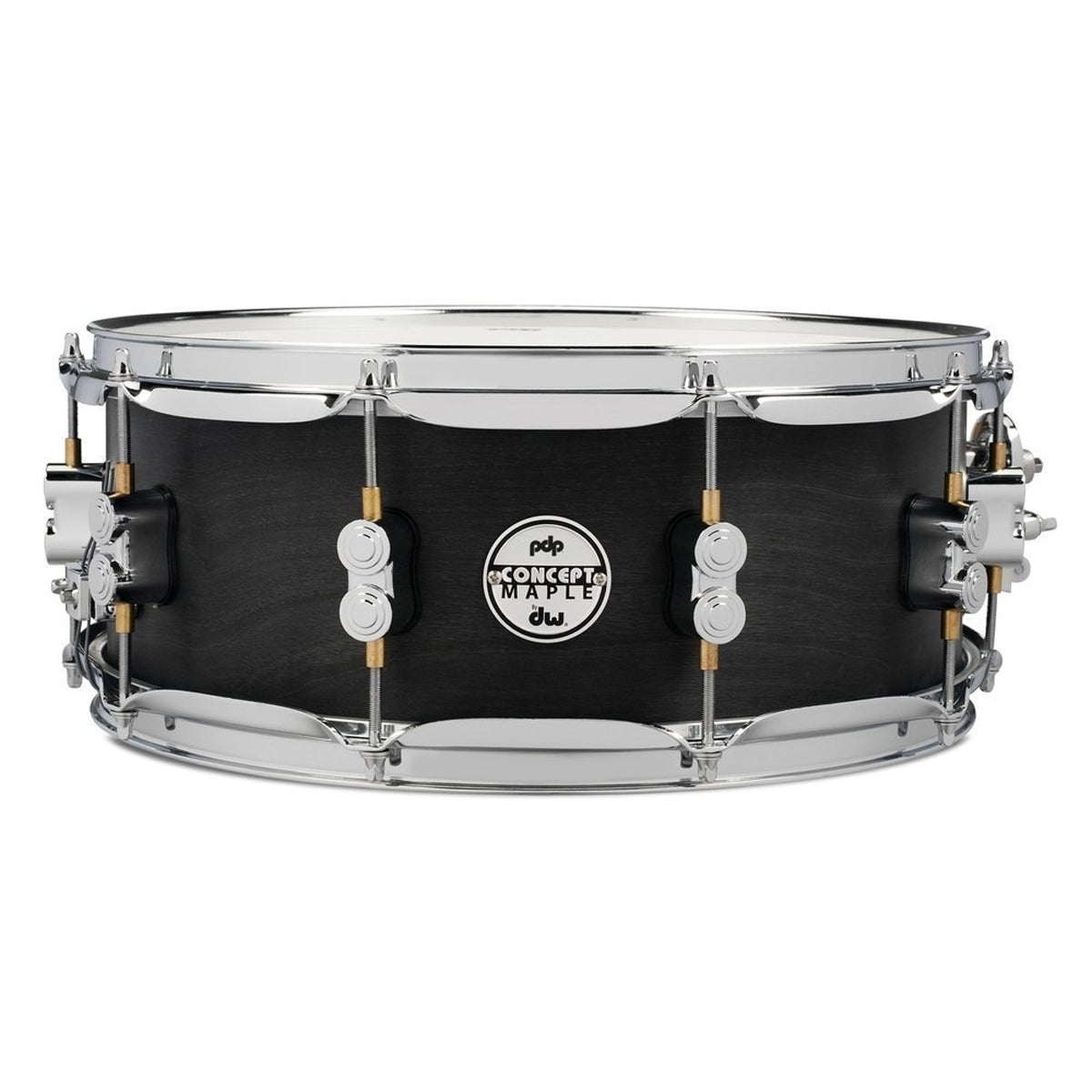 PDP by DW Concept Black Wax 14"x5.5" Maple Snare Drum