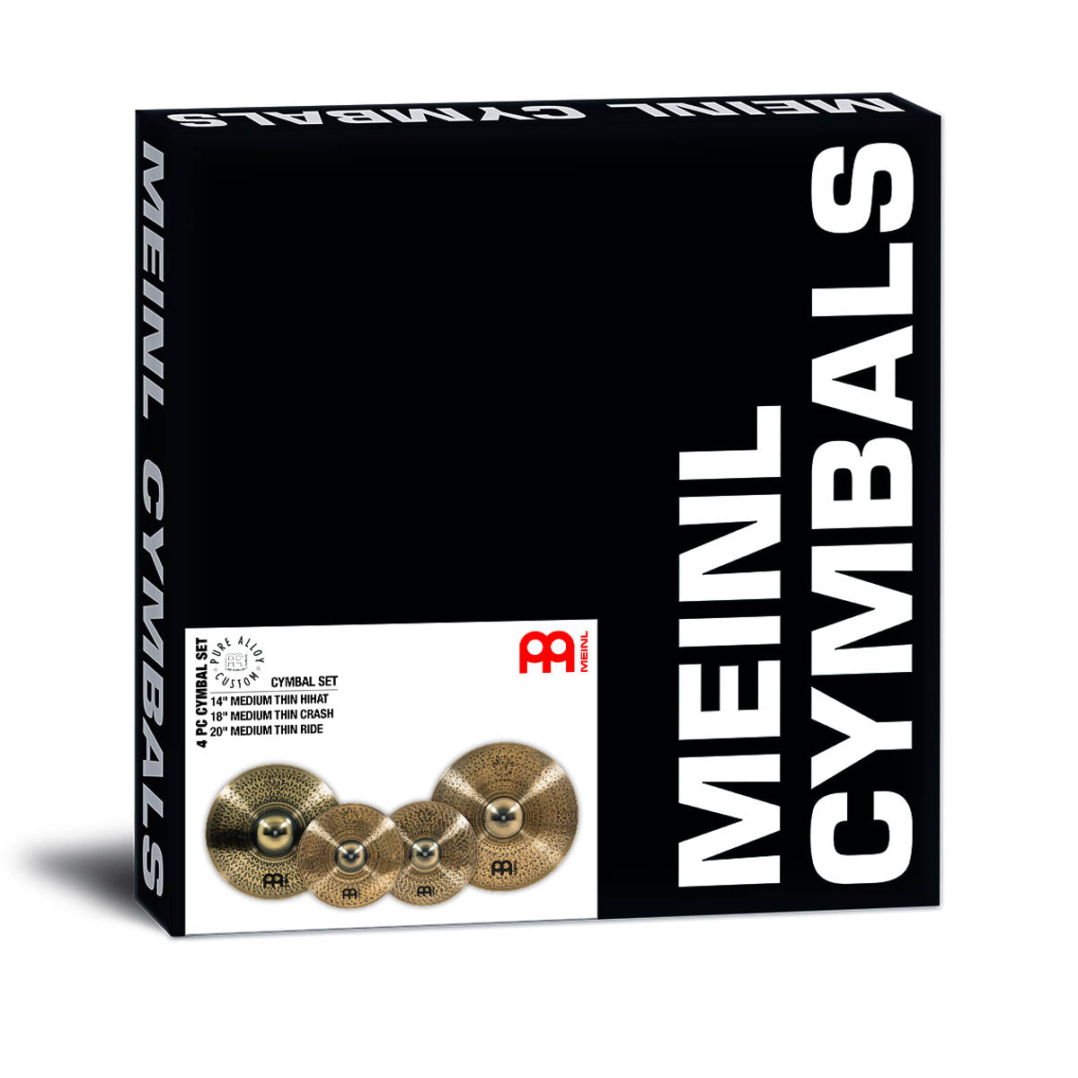 Meinl Pure Alloy Custom Cymbal Set