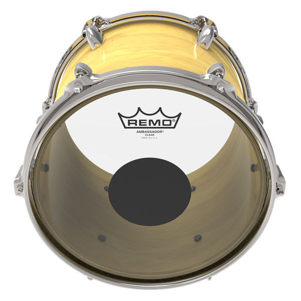 Remo Controlled Sound - Clear Black Dot (CS Dot)