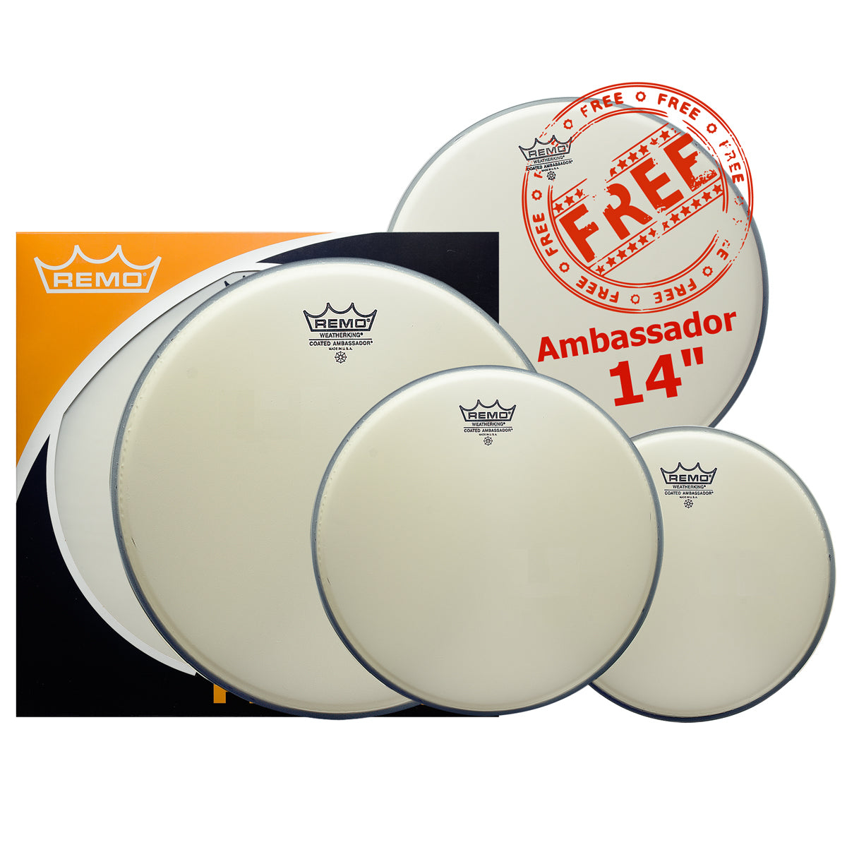 Remo Emperor ProPacks - Coated