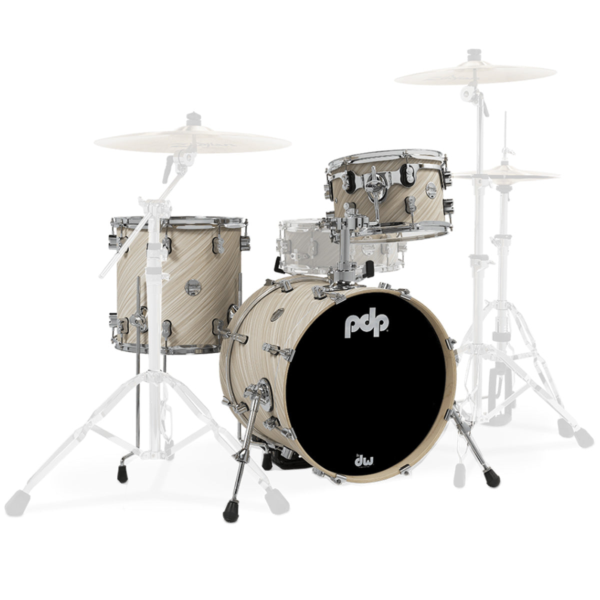 PDP by DW Concept Maple 3-Piece Bop Shell Pack - Finish Ply