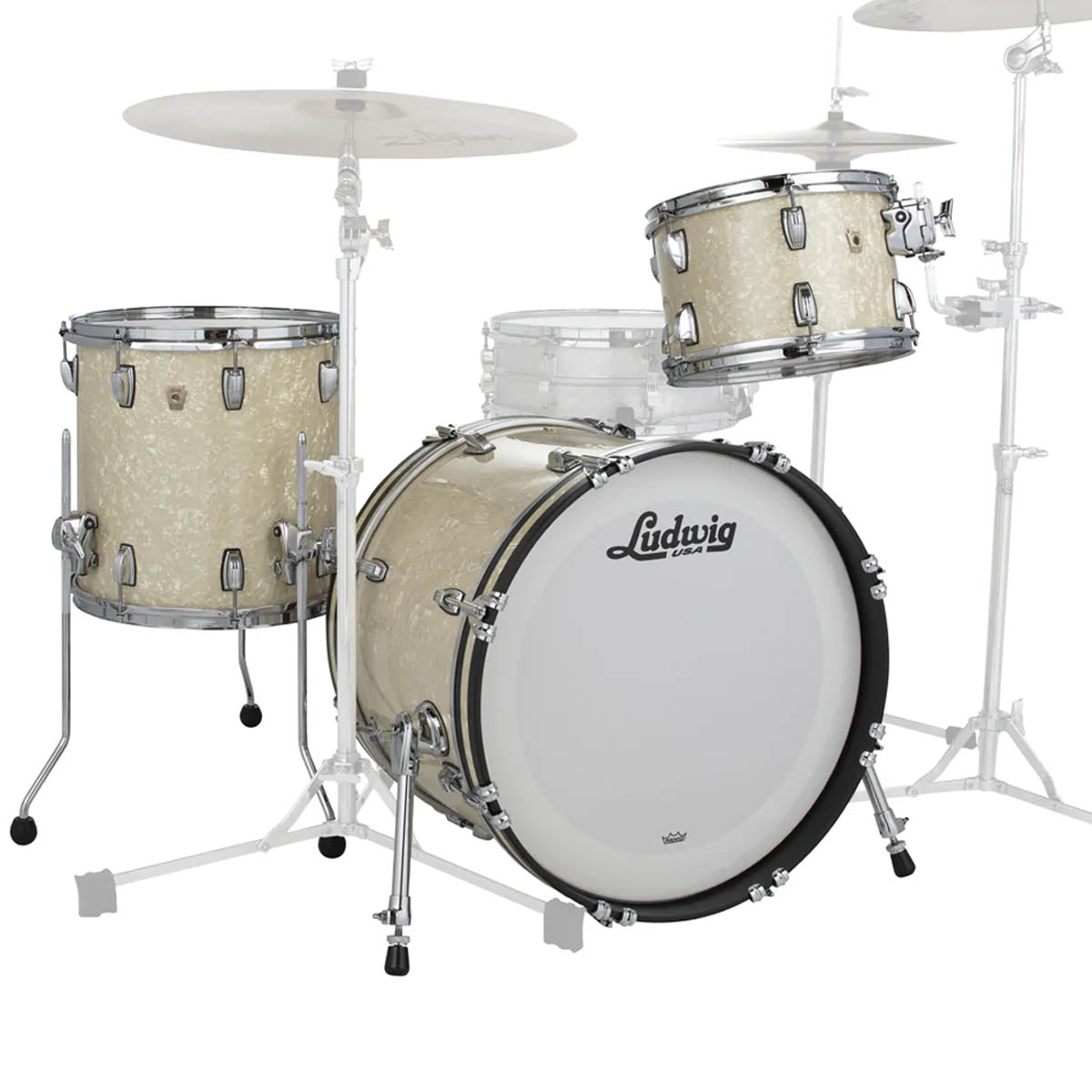 Ludwig USA Classic Maple 20" Downbeat Shell Pack
