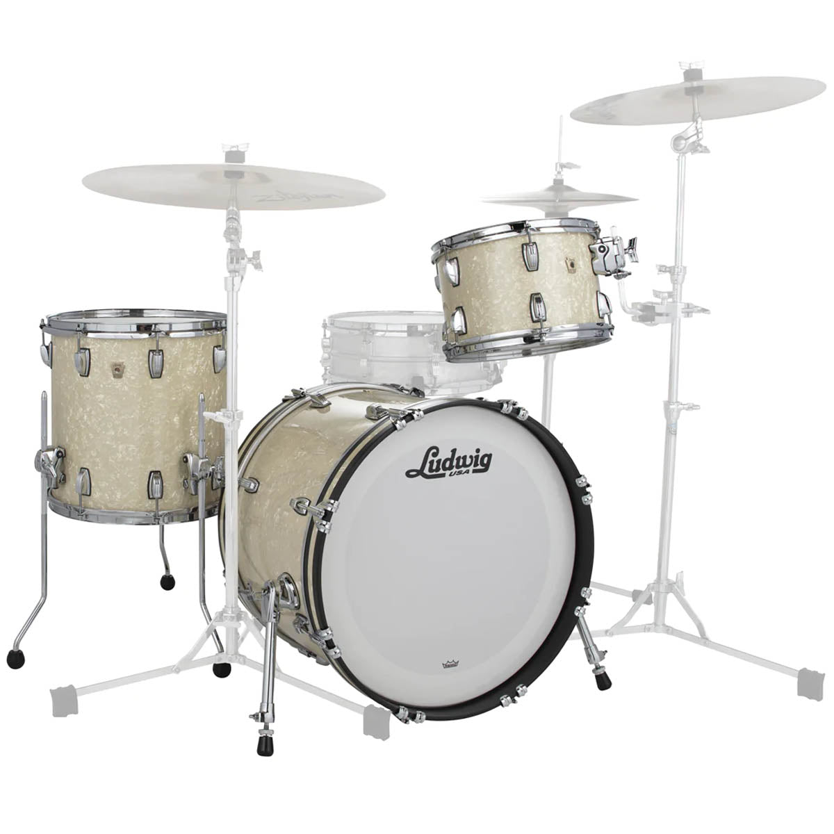 Ludwig USA Classic Maple 20" Downbeat Shell Pack