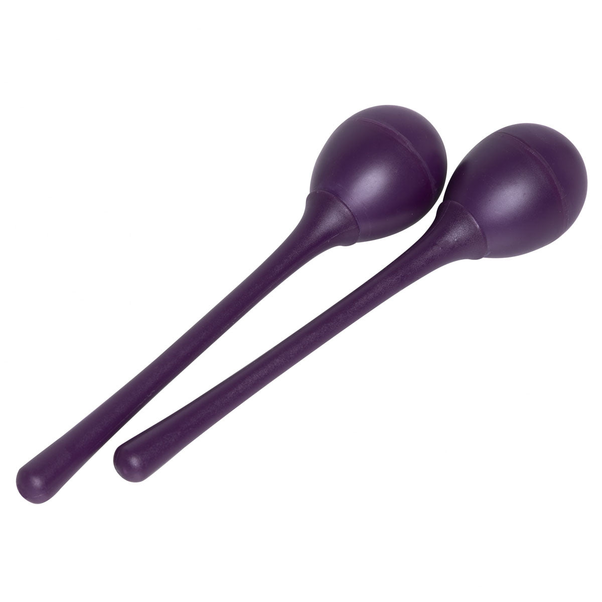 Stagg Egg Maracas with Long Handle in Purple (Pack of 2) 25g