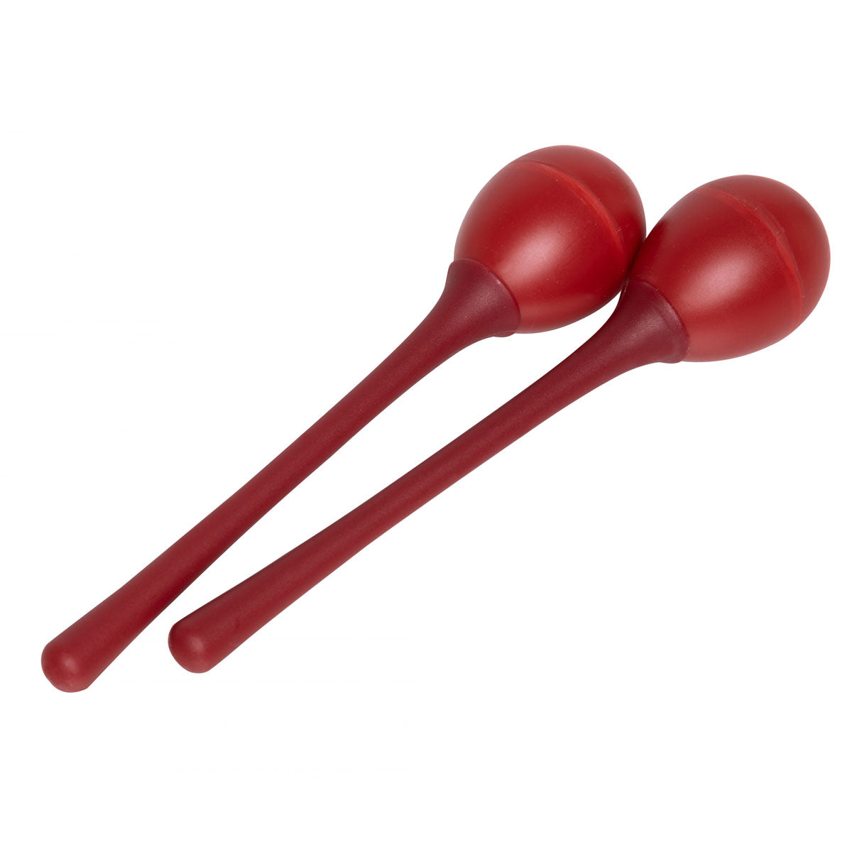Stagg Egg Maracas with Long Handle in Red (Pack of 2) 20g