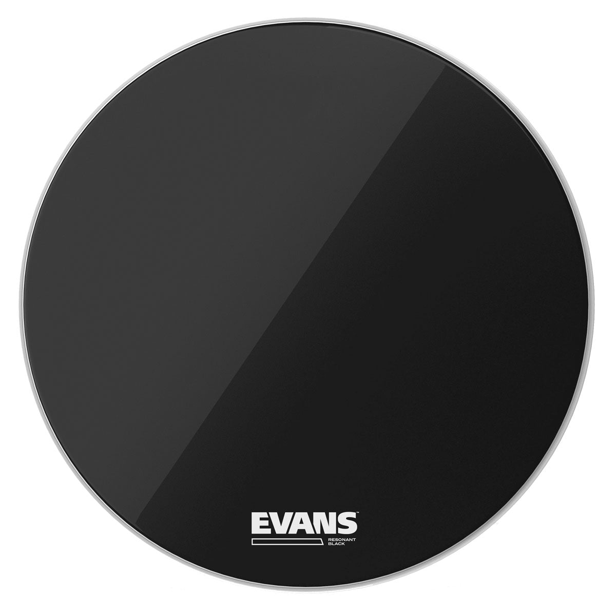 Evans EQ3 Bass Drum Resonant Head - Black (No Port)