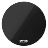 Evans EQ3 Bass Drum Resonant Head - Black (No Port)