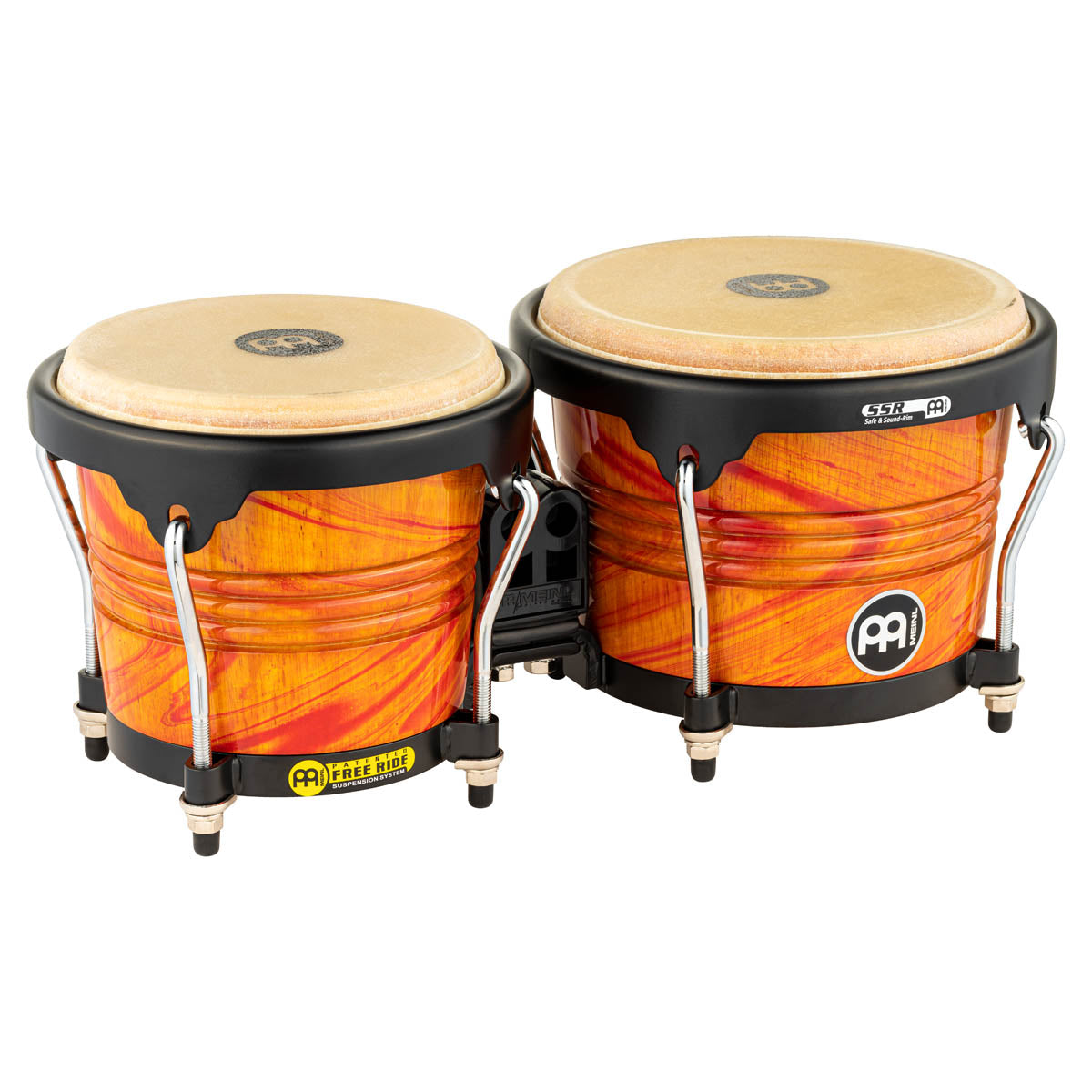 Meinl Marathon Designer Series Bongo in Amber Flame - 6 ¾" + 8"
