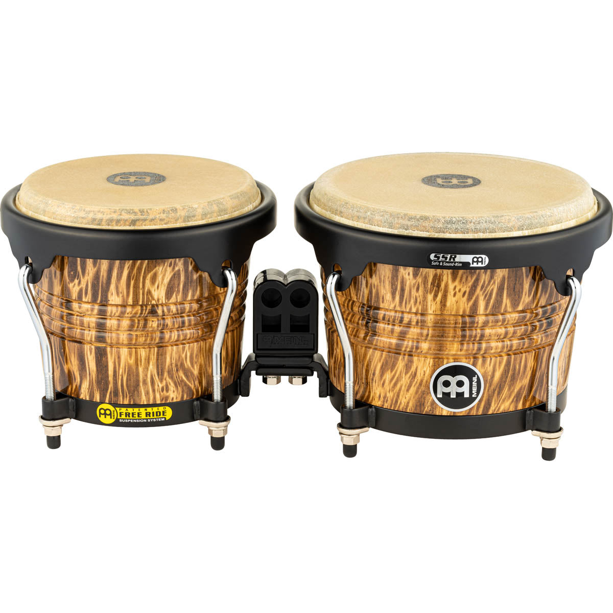 Meinl Marathon Designer Series Bongo in Leopard Burl - 6 ¾" + 8"