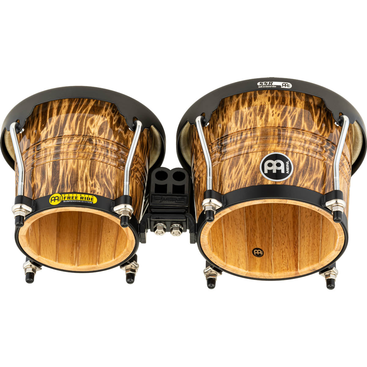 Meinl Marathon Designer Series Bongo in Leopard Burl - 6 ¾" + 8"