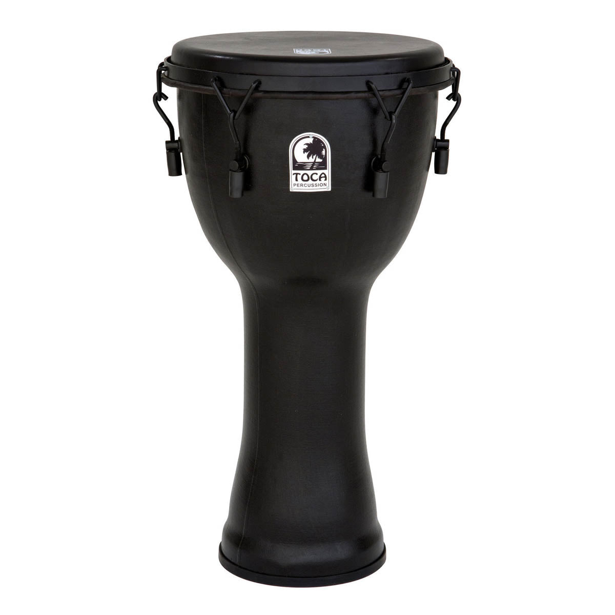 Toca Freestyle Mechanically Tuned 12’’ Djembe in Black Mamba