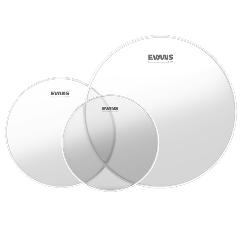 Evans G1 Tom Packs - Clear