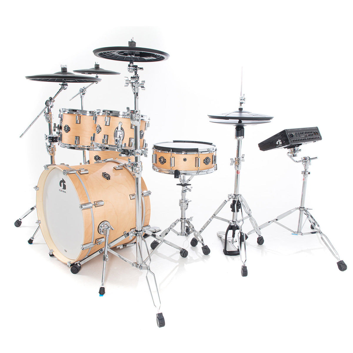 Gewa G9 Pro 5 SE Electronic Drum Kit in Satin Natural