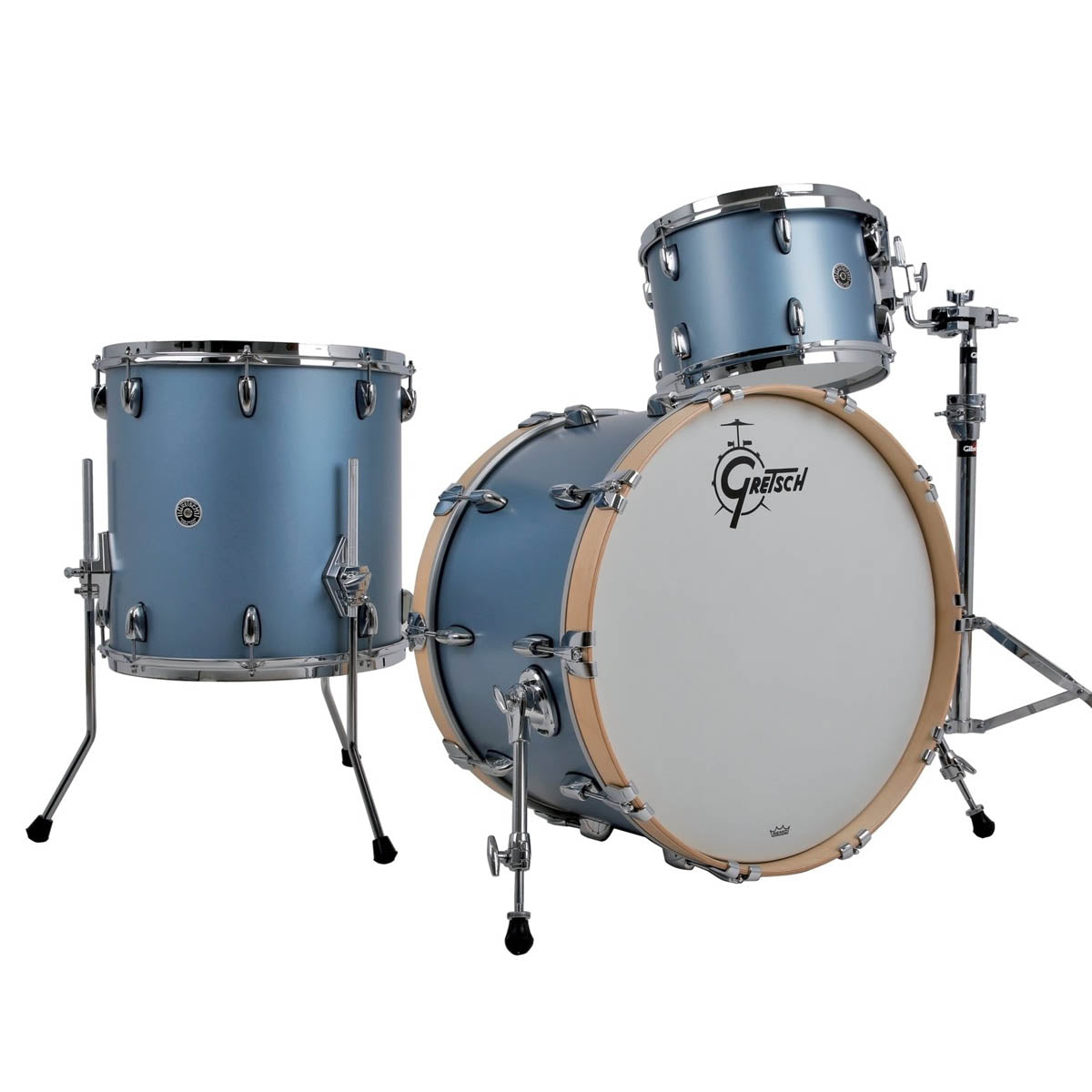 Gretsch USA Brooklyn Individual Shells in Satin Ice Blue Metallic