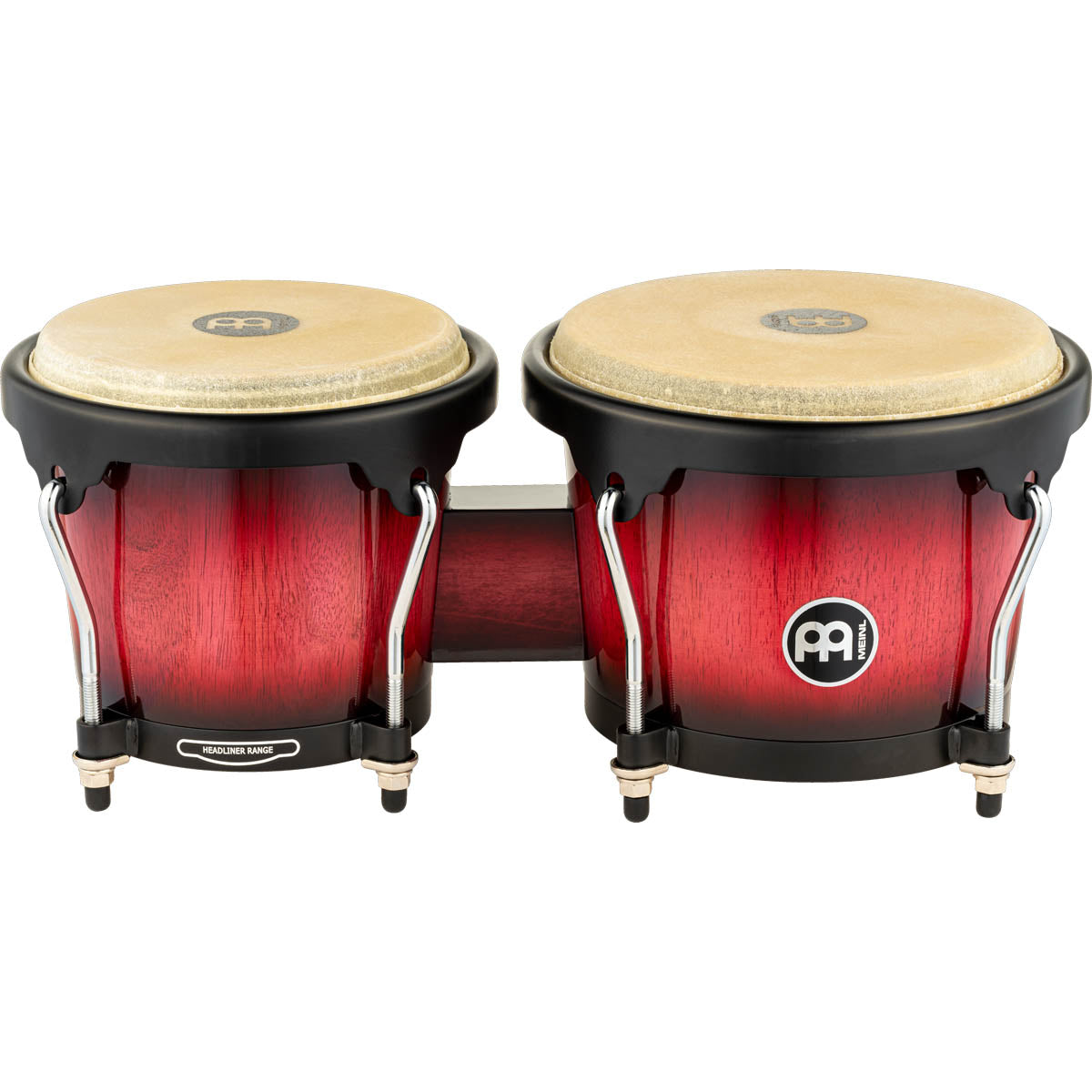 Meinl Headliner Series Bongo in Wine Red Burst - 6 ¾" + 8"
