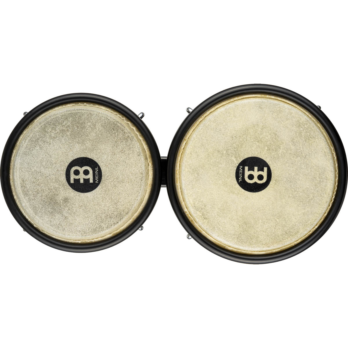 Meinl Journey Series Acrylic Bongo in Black - 6 ½" + 7 ½"