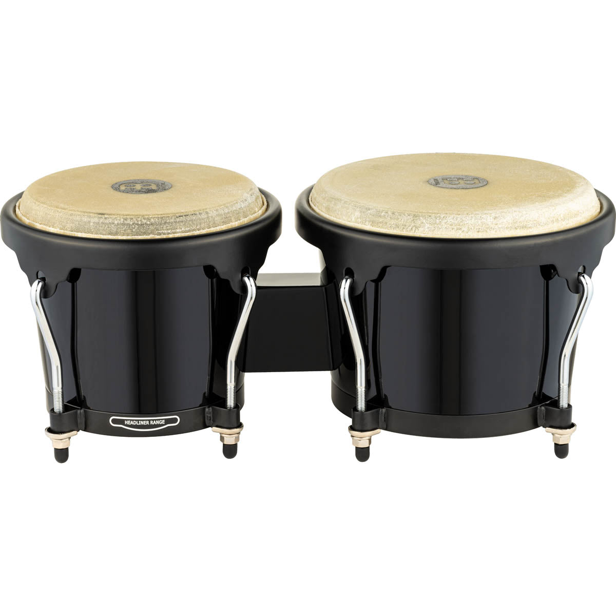 Meinl Headliner Series Fiberglass Bongo in Black - 6 ¾" + 8"