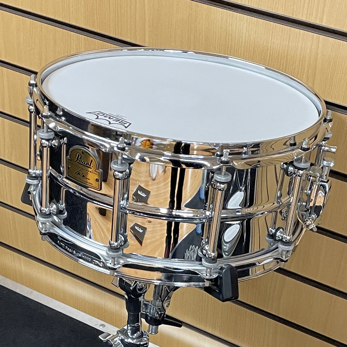 Pre-Owned Pearl Signature Ian Paice 14"x6.5" Steel Snare (Serial Number #000003)