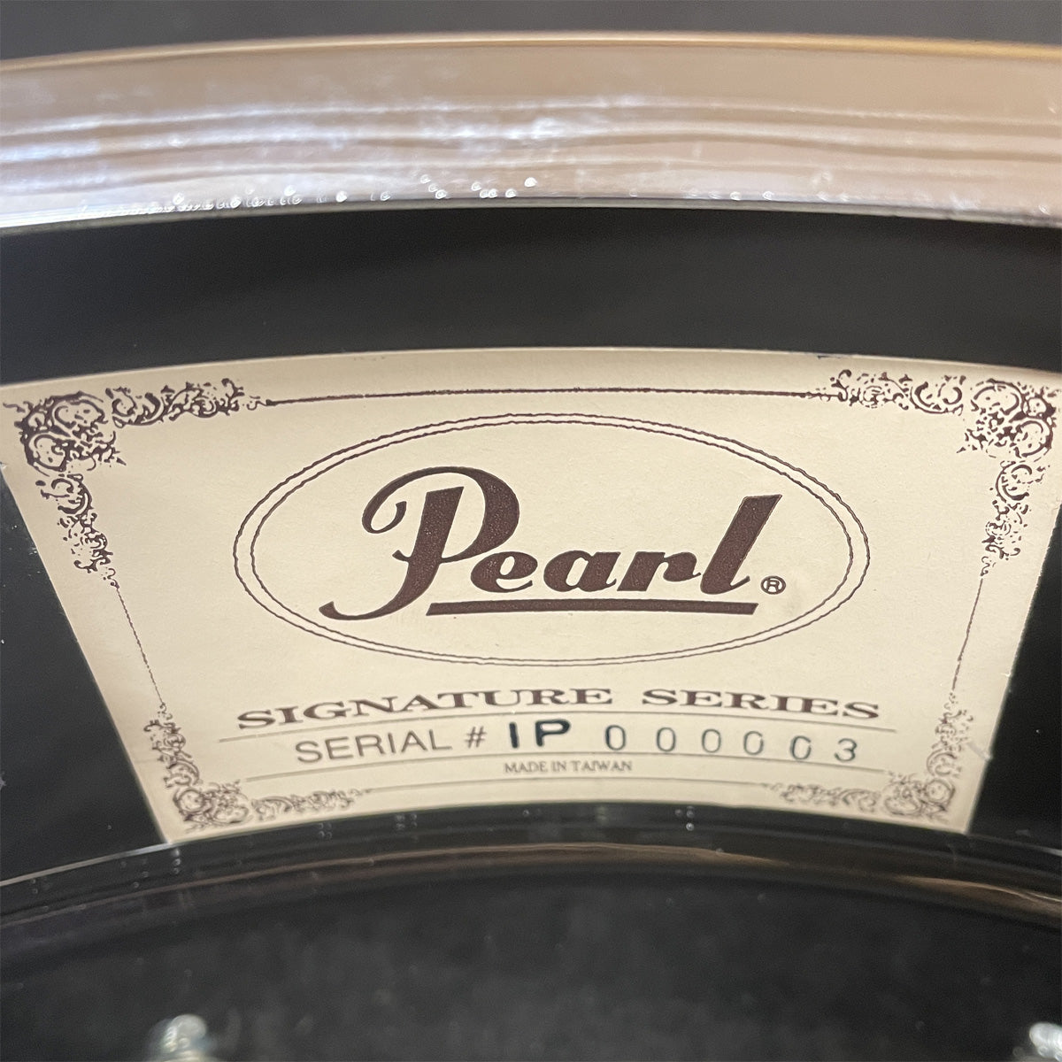 Pre-Owned Pearl Signature Ian Paice 14"x6.5" Steel Snare (Serial Number #000003)