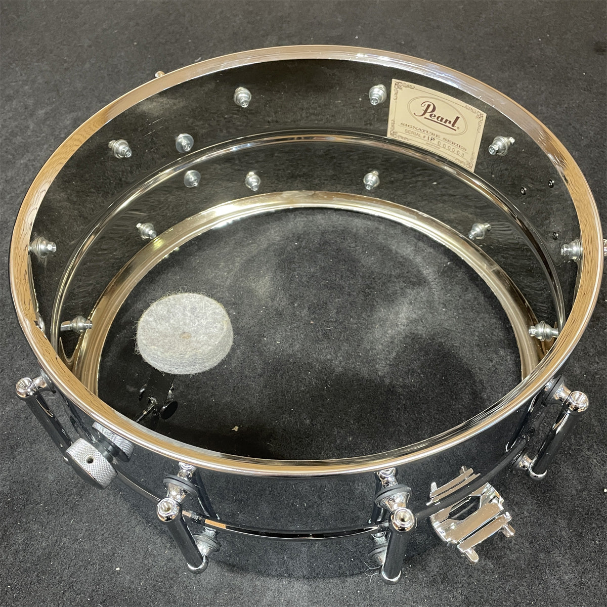Pre-Owned Pearl Signature Ian Paice 14"x6.5" Steel Snare (Serial Number #000003)