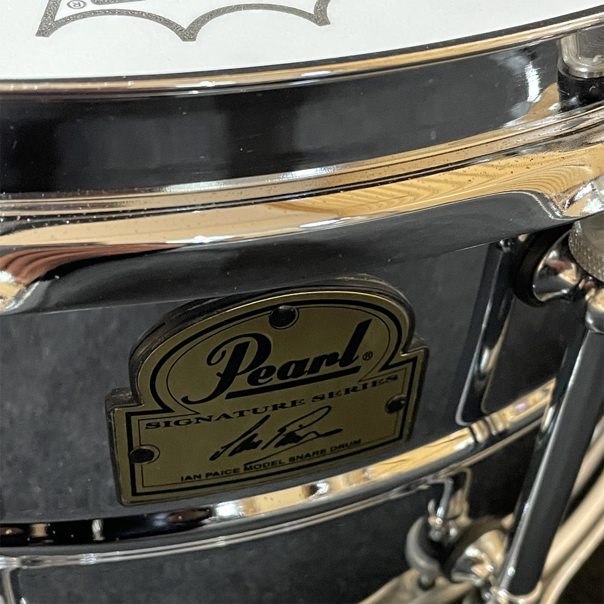 Pre-Owned Pearl Signature Ian Paice 14"x6.5" Steel Snare (Serial Number #000003)