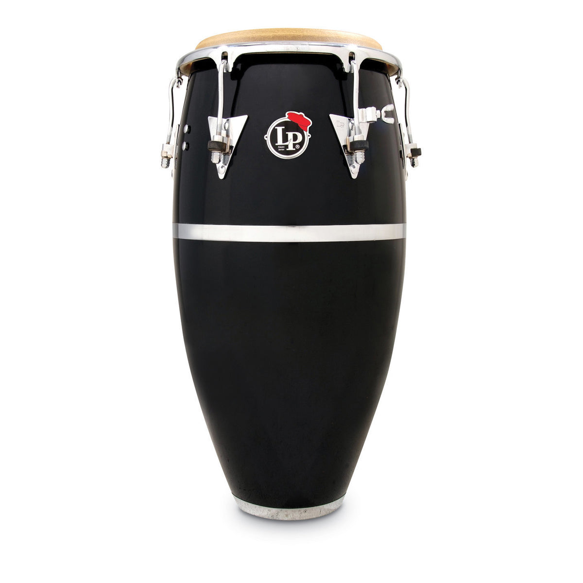 LP Percussion Carlos "Potato" Valdez Signature Fiberglass Congas in Black