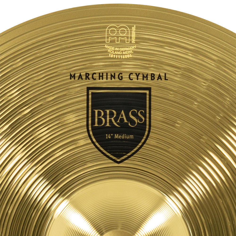 Meinl Brass 14" Marching Cymbals (Straps Included)