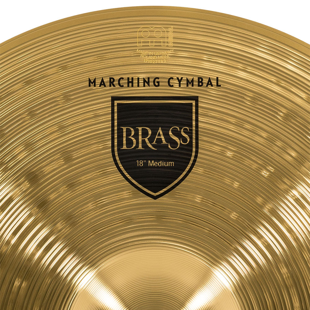Meinl Brass 18" Marching Cymbals (Straps Included)