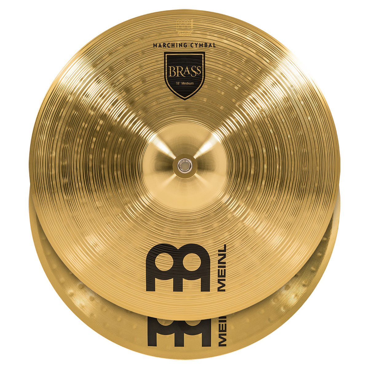 Meinl Brass 18" Marching Cymbals (Straps Included)