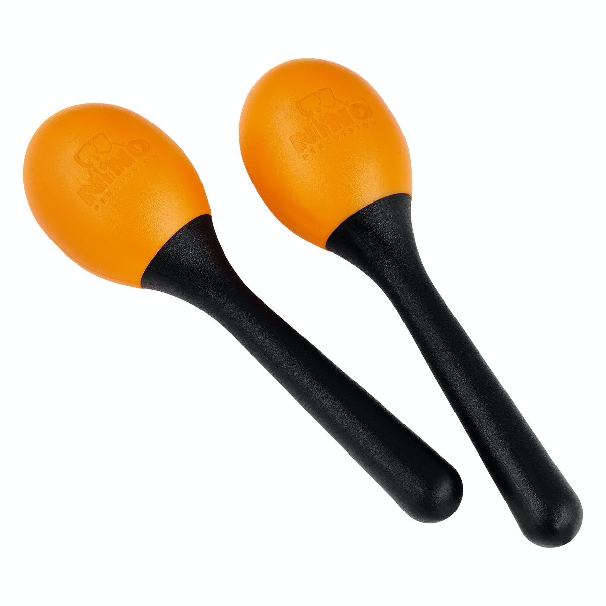 Nino Percussion Plastic Egg Maracas - Orange (Pair)