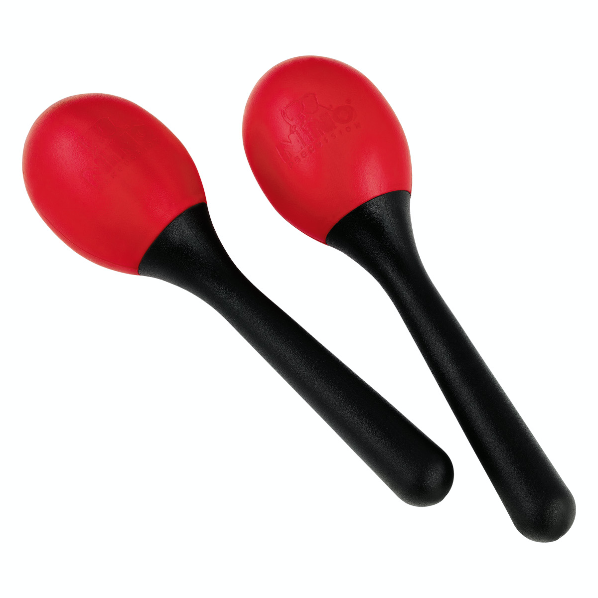 Nino Percussion Plastic Egg Maracas - Red (Pair)