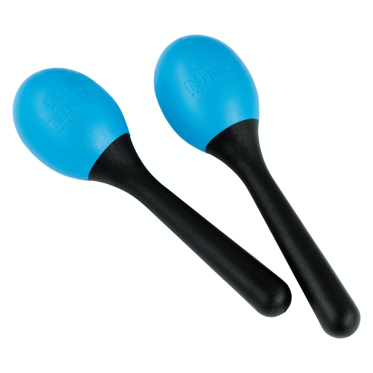 Nino Percussion Plastic Egg Maracas - Sky Blue (Pair)