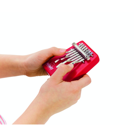 Nino Percussion Medium Wood Kalimba - 7 Bars in Red