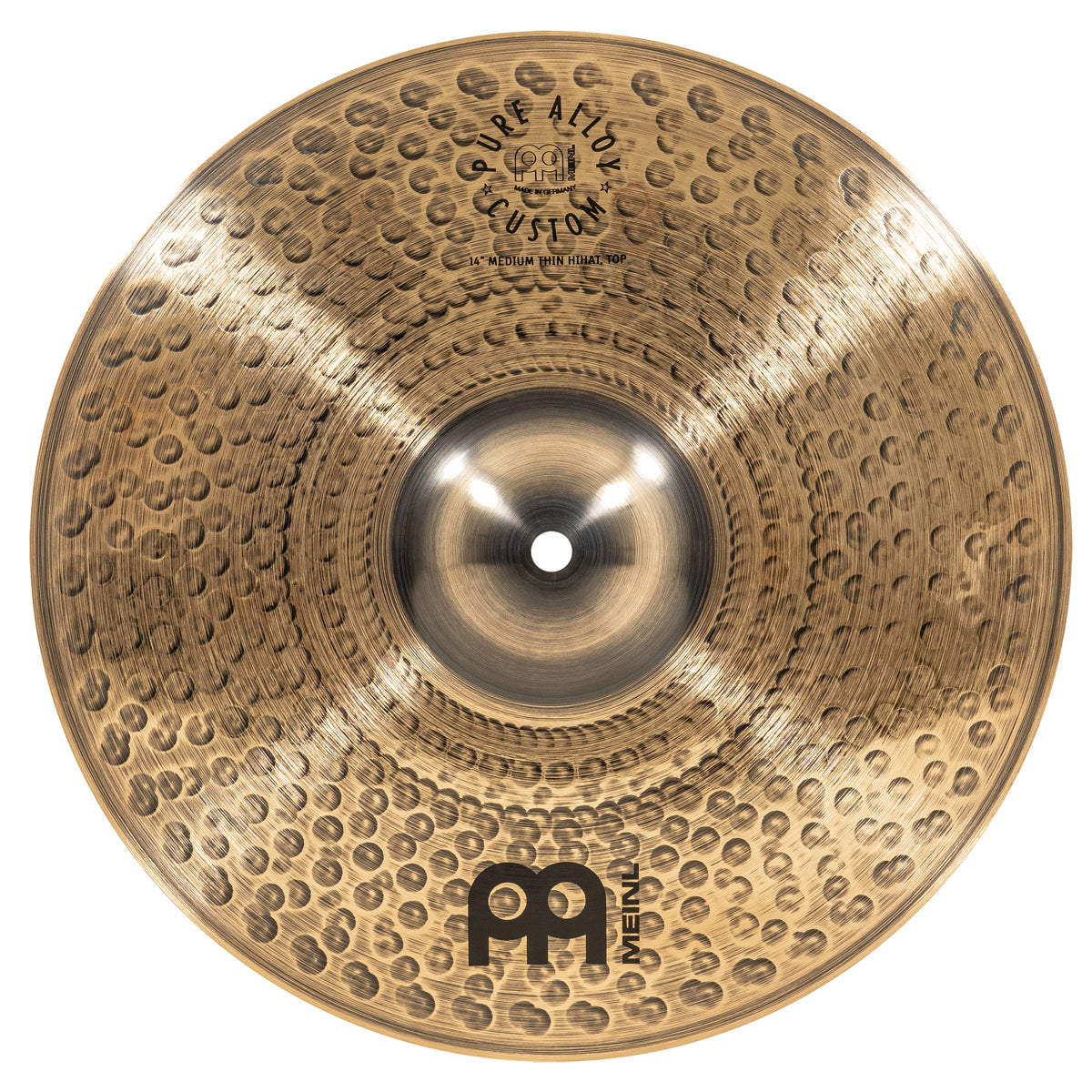 Meinl Pure Alloy Custom 14" Medium Thin Hi-Hat