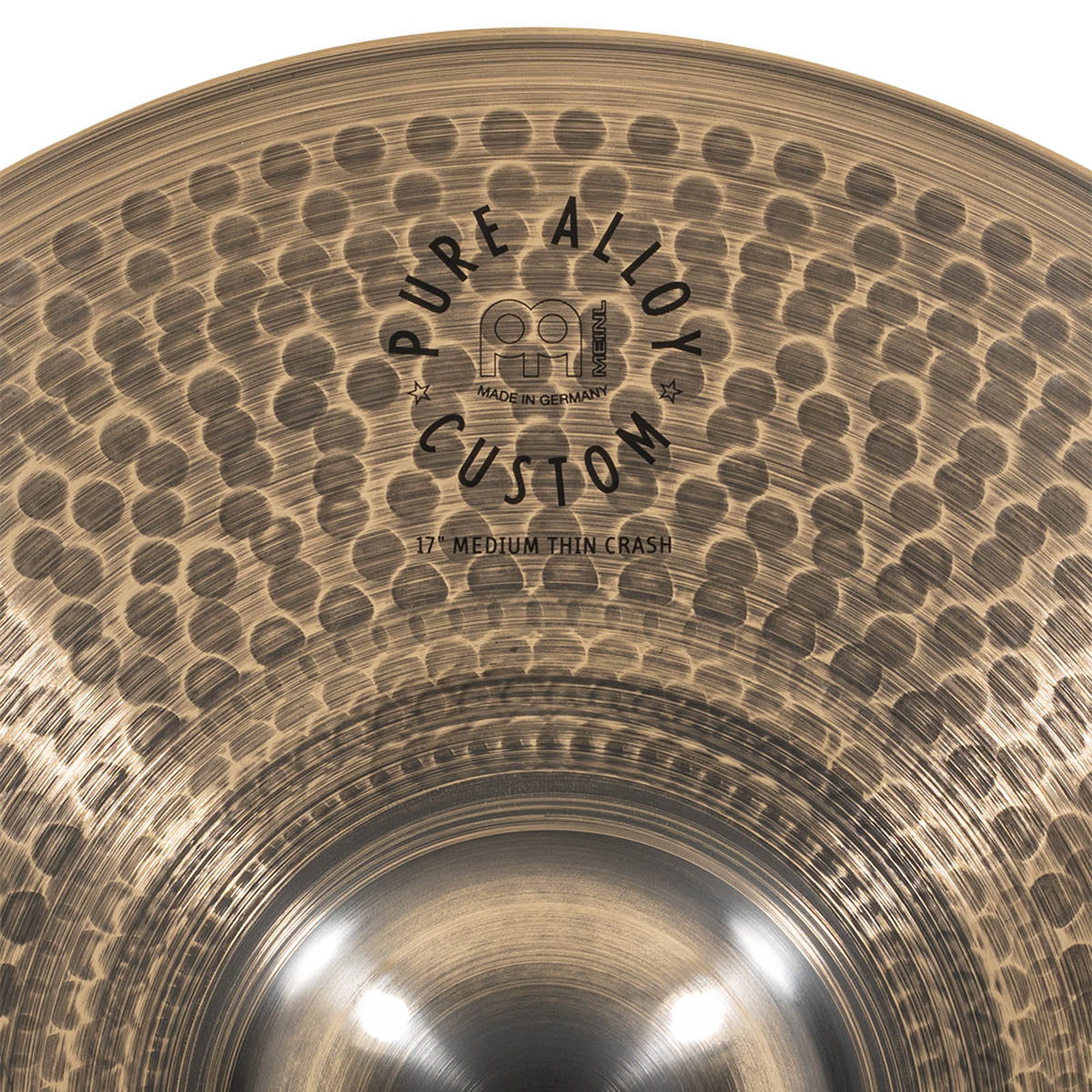 Meinl Pure Alloy Custom 17" Medium Thin Crash