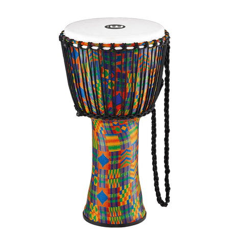 Meinl Travel Series Rope Tuned Djembe in Kenyan Quilt