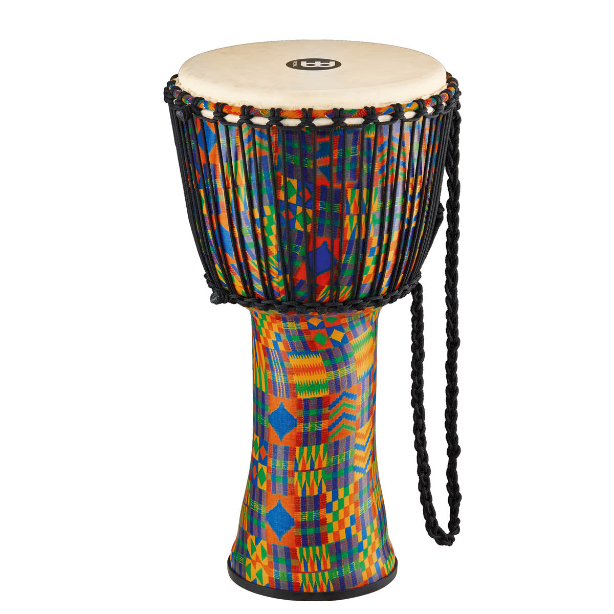 Meinl Travel Series Rope Tuned Djembe in Kenyan Quilt