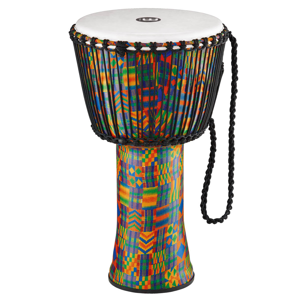 Meinl Travel Series Rope Tuned Djembe in Kenyan Quilt