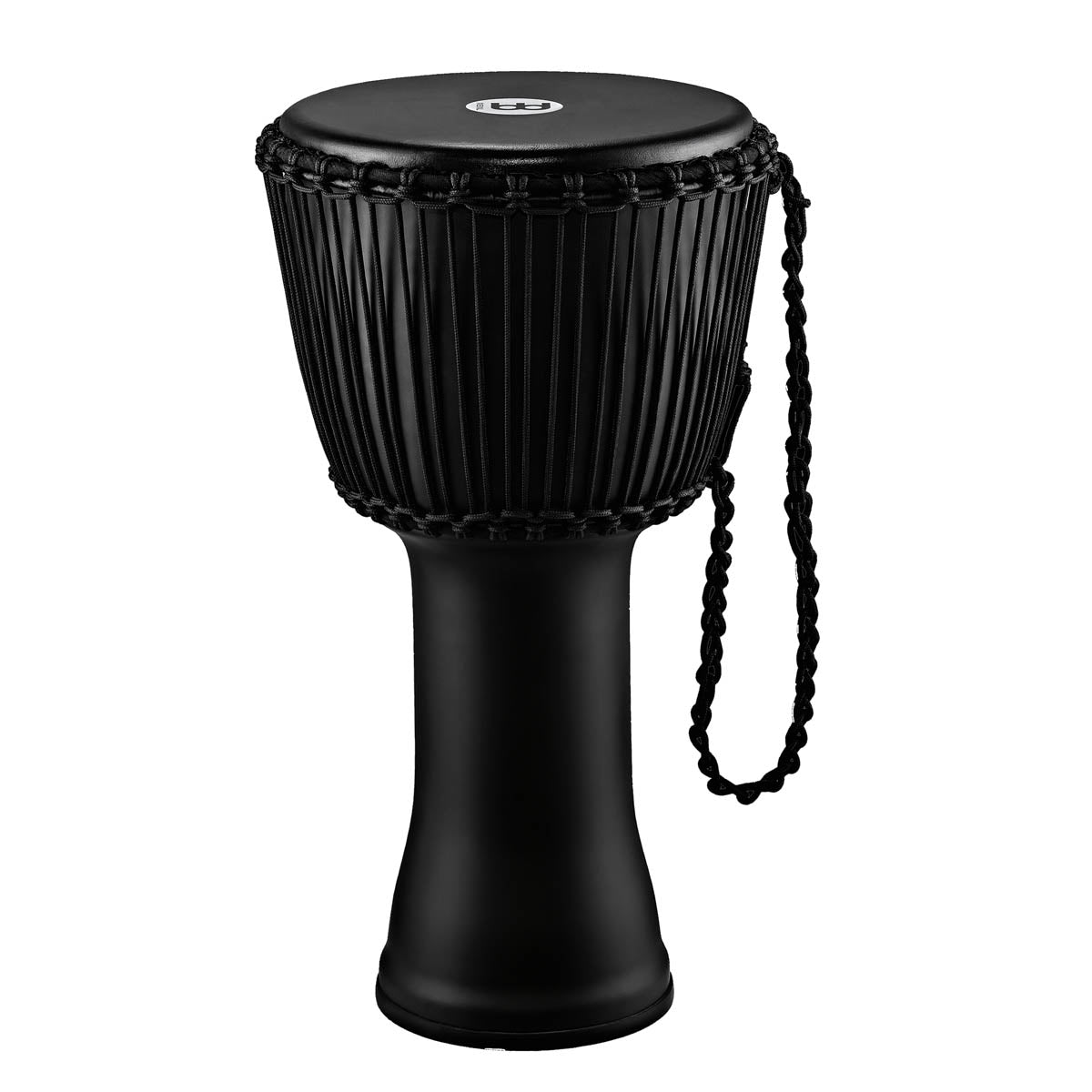 Meinl Travel Series Rope Tuned Djembe in Phantom Black