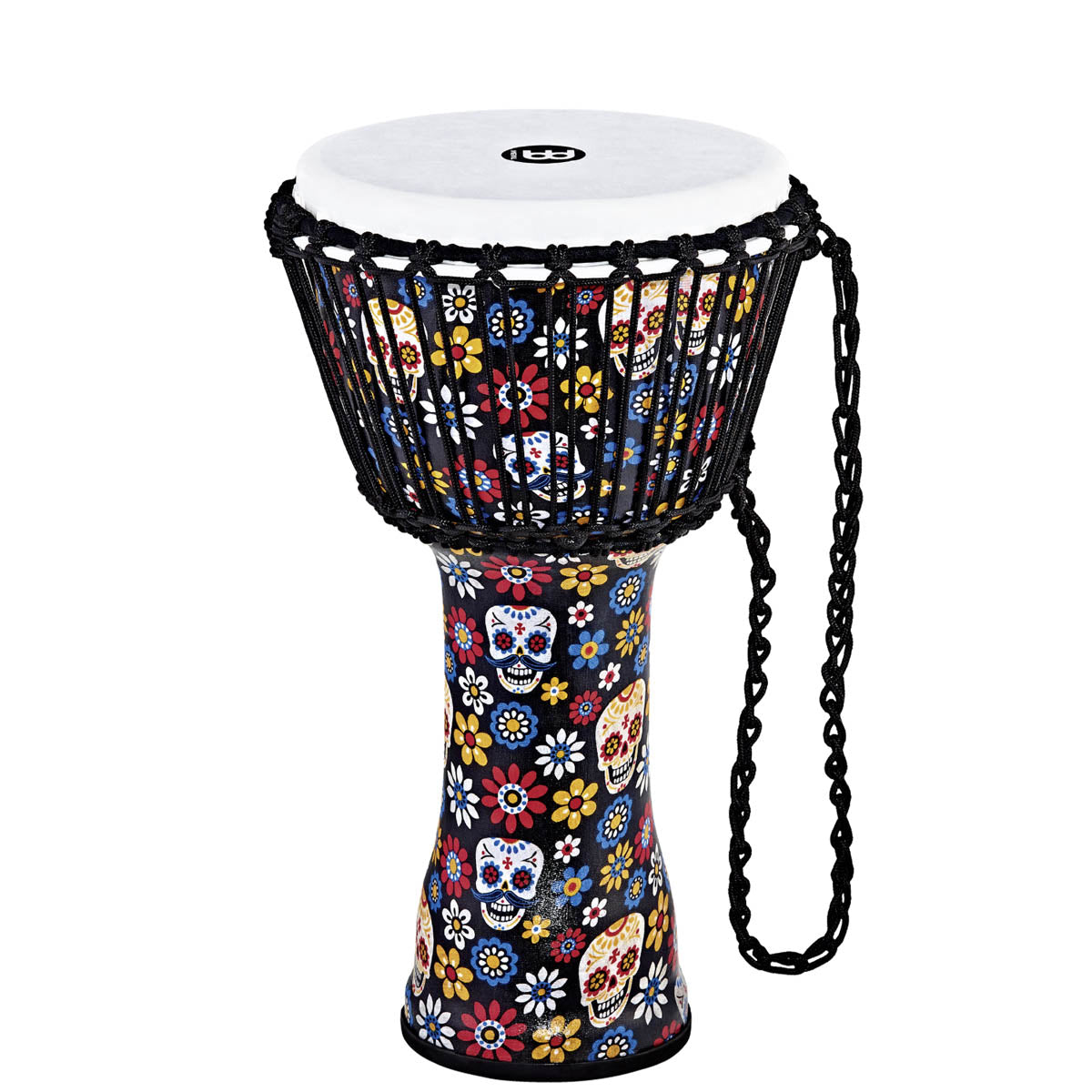 Meinl Travel Series Rope Tuned Djembe in Day Of The Dead
