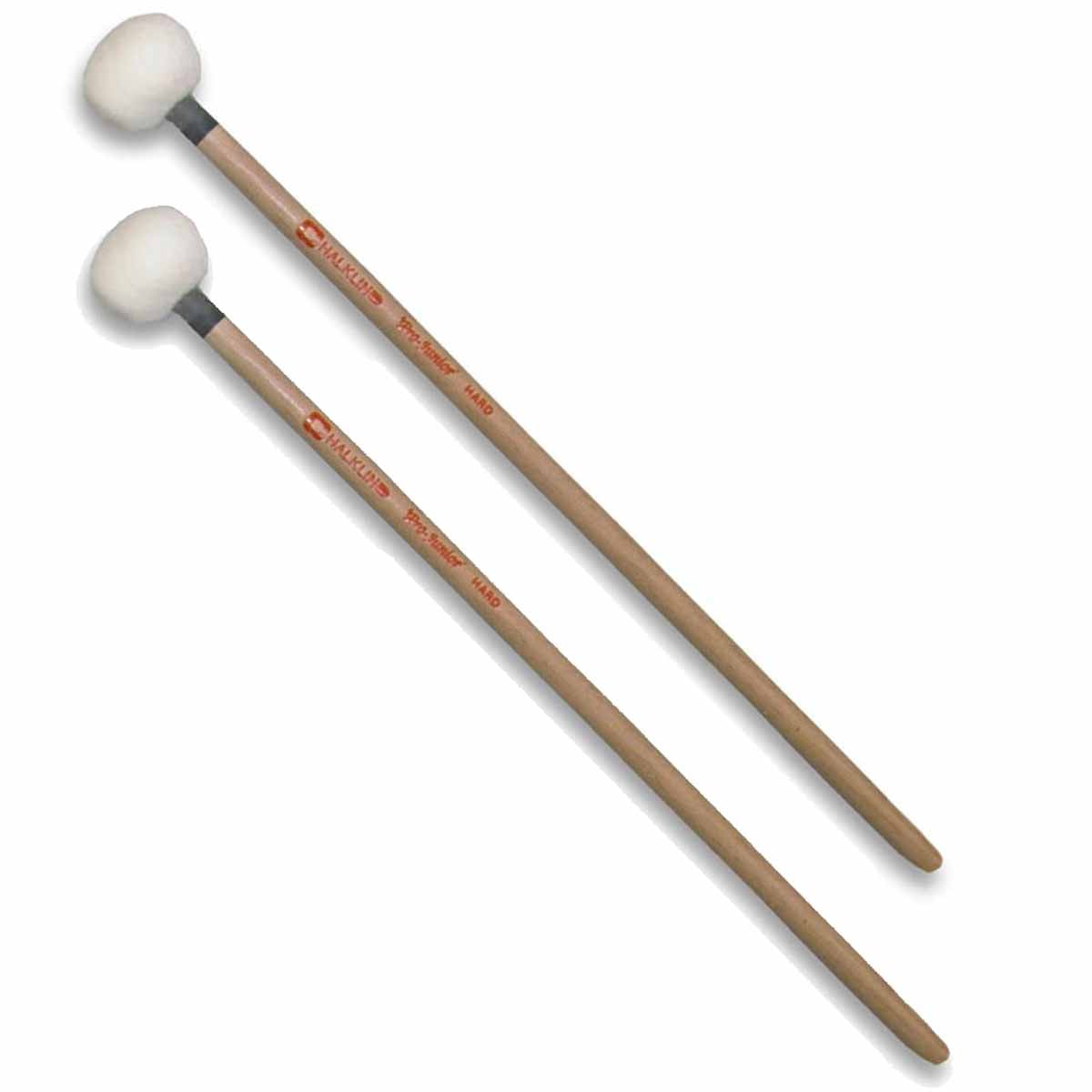 Chalklin PJ1 Sewn Felt Timpani Mallets - Hard